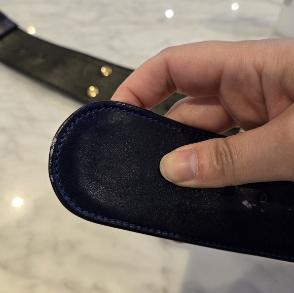 Iceberg x Disney Vintage Navy Belt with Mickey Mouse Size 38 - Picture 9 of 12